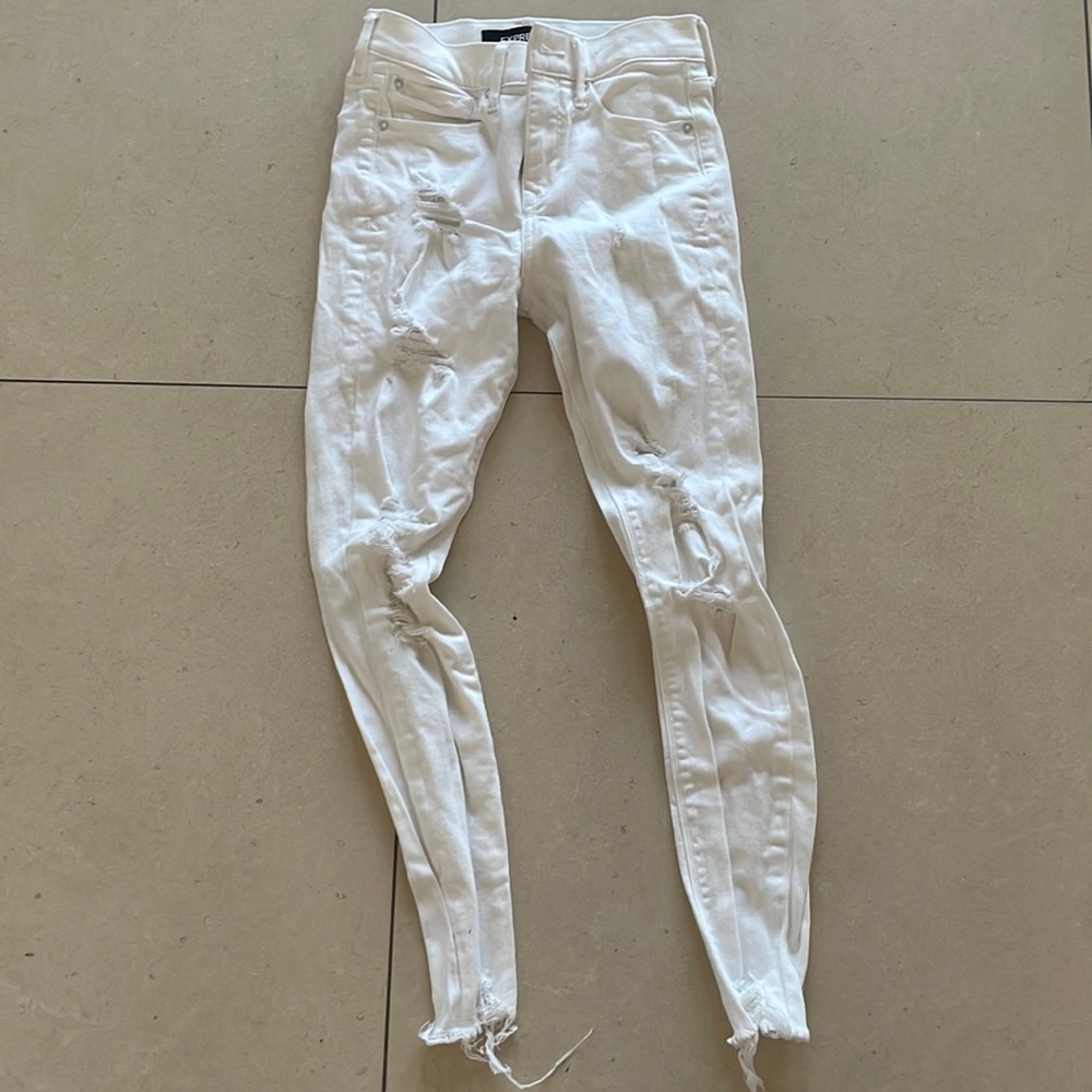 Express jeans white